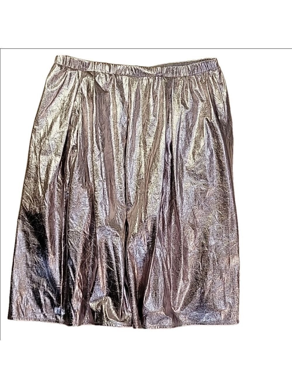Tulip B Pink Metallic Circle Skirt Size Large EUC
